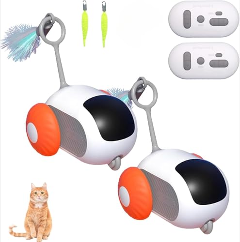 Milgeol Teazys Turbo Tail 3.0, Teazys Katzenspielzeug, Turboschwanz, intelligente Fernbedienung, elektrisch, interaktives Katzenspielzeug, per USB wiederaufladbar, Turboschwanz, Katzenspielzeug mit von Milgeol