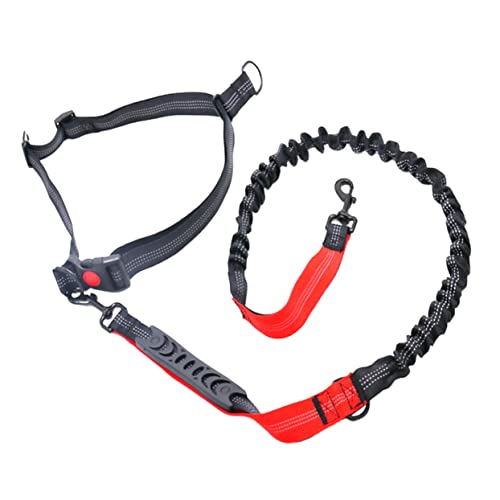 1 STK elastisches Laufseil Zugseil Haustier-Leine Hundeleine Seil Hundespaziergang Hundegeschirre Hundetraining führen elastische hundeleine Dog Lead Seil Leine Hundeseil rot MILISTEN von Milisten