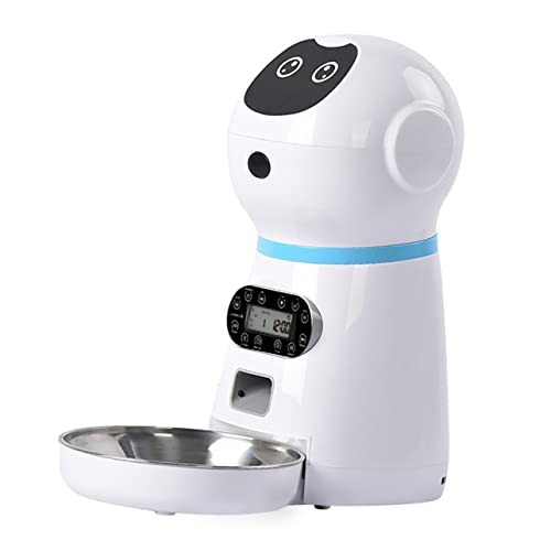 MILISTEN 1 Set Fütterungsroboter Tiernahrungsspender Smart Pet Feeding Bowl Pet Feeder USB Intelligenter Roboter Pet Food Bowl Trockenfutterspender Automatischer Katzenfutterspender Pet von Milisten