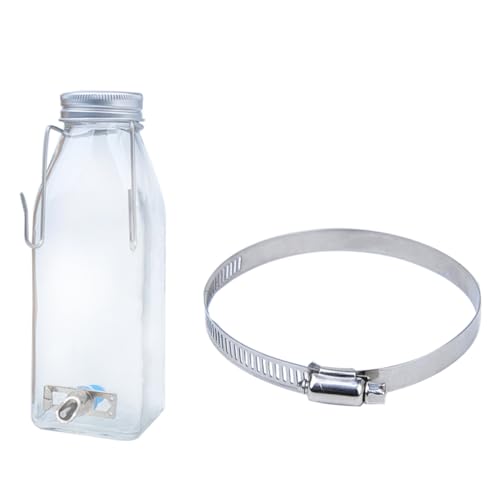 MILISTEN 1 Set Kaninchentrinker Hamster Wasserflasche Haustier Wasserflasche Hängendes Haustier Trinkgerät Kleine Haustier Trinkflasche Haustier Tränke Kaninchen Wasserflasche von Milisten