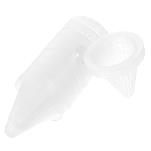 MILISTEN 10 STK Blutwurmkegel Suction Cup saugnäpfe saugglocke saugknöpfen Futter Container -Feeder Aquarienwurm Futterspender für Aquarien Trichter Cone Wurm Feeder Wurmfutterspender von Milisten