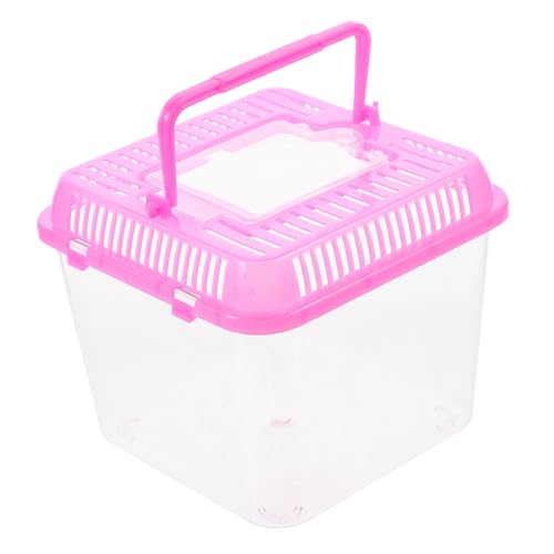 MILISTEN 1Stk Haustierkiste Schildkrötenhalter Frosch-Panzer Schlangenbehälter glasbehälter Hamster käfig Glasterrarium acrylbox Aquariumbecken für Reptilien Schildkröten-Wohnbecken Plastik von Milisten