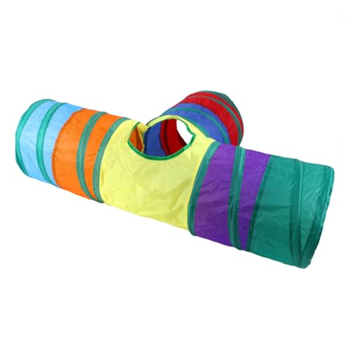 MILISTEN 1Stk Katzenrassel aus Papier Tunnel katzenzelt cat Tent cat Tunnel platzsparende Tunnel für Katzen cat Toys Kätzchen Katzenspielzeug Rasselpapier Katzentunnel Polyester Baumwolle von Milisten