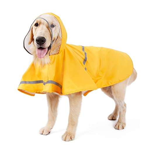 MILISTEN 1stk Hunde-Regen-Hoodie Regenjacke Für Haustiere Kleine Hundekleidung Regenkleidung Für Katzen Welpe Kleiner Hund Regenmantel Reflektierende Regenjacke Regenmantel Für Hunde Yellow von Milisten