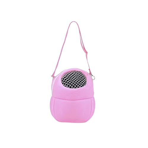 MILISTEN 1stk Tragbarer Hamsterträger Tragbare Hamstertasche Hamster-Reisetasche Outdoor-haustiertasche Handtaschen Umhängetasche Für Haustiere Atmungsaktive Hamstertasche Hase Igel Rosa von Milisten