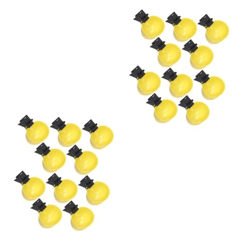 MILISTEN 20 Stück Tauben Hühner Trinkbrunnen Vogel Selbsttrinker Vogel Wassertrinker Vogel Tränke Tauben Futterspender Automatischer Vogel Futterspender Tauben Tränke Vogel von Milisten