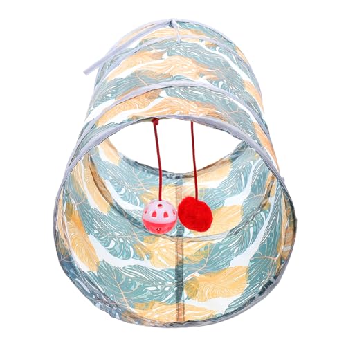 MILISTEN 2St Haustier-Tunnel interaktives katzenspielzeug Interactive cat Toy Katzen Spielzeug Katzenlauf katzentunnel deko Drucken Katze spielt Haustierzubehör schmücken Kätzchen Polyester von Milisten