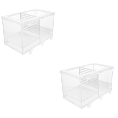 MILISTEN 2st Brutkasten Braten Trennnetz Für Aquarien Betta-Aquarium Mit Trennwand Aquarienfische Separator Zuchtbecken Aquarium Kindergarten Fall Fischzucht Nylon von Milisten