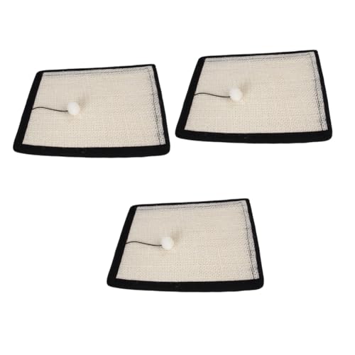 MILISTEN 3 Stücke Katzenkratzmatte Für Möbel Sisal Material Scratcher Pad Haustier Scratcher Spielzeug Für Katzen von Milisten