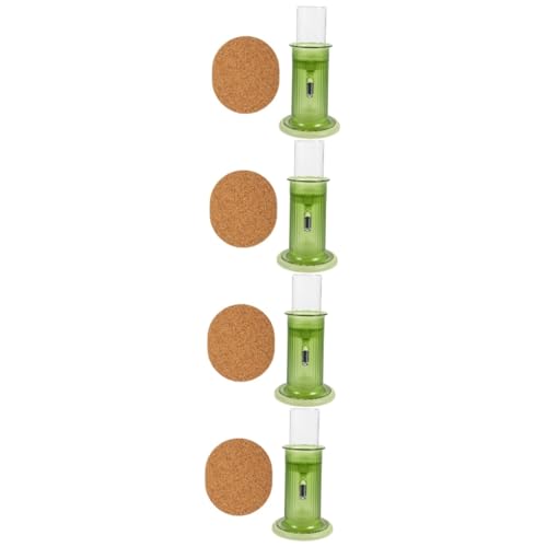 MILISTEN 4 Stück Wasserflasche Für Hamster Hamster-wasserflasche Stehende Chinchillaflasche Automatische Tränke Für Haustiere Hamsterflasche Tägliche Hamstertränke Hamsterzubehör Green Glas von Milisten