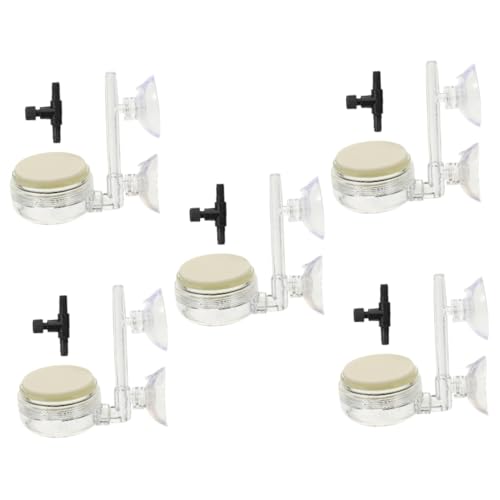 MILISTEN 5 Sets Aquarium Luftblasenschale Aquarium Luftpumpe Nano Für Aquarium Sauerstoffstein Nano Für Aquarium Luft Aquarium Zuluft Diffusor Blasenstein Acryl Superfein von Milisten