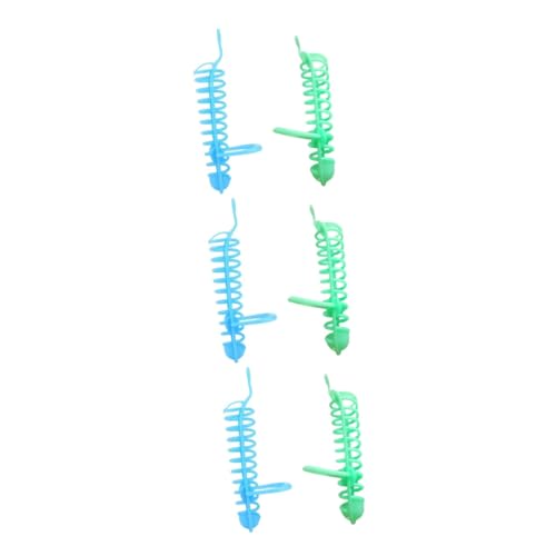 Milisten 6 STK Futterstelle Für Papageien Kolibri Vogelohr-weizenkorb Vogel Obst Gemüsehalter Spieß Papagei-gemüse-Clip Sittiche Kaninchenfutter Behoben Vogelkäfig Futterhalter Plastik von Milisten