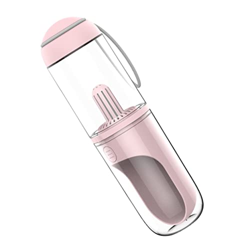 MILISTEN Becher für Haustiere Faltbare Hundewasserflasche Kleiner Wasserspender für Hunde pet Water Bottle Trinkflasche für Haustiere Haustier-Wasserflasche Outdoor-Haustierflasche Abs Rosa von Milisten