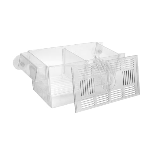 MILISTEN Box Bratbox Brutbox Betta Aquarium Mit Trennwand Aquarium Brüterei Aquarium Fischaufzuchtbecken Aquarium Zubehör Fischkoffer Aquarium Kindergarten Separator Nylon von Milisten