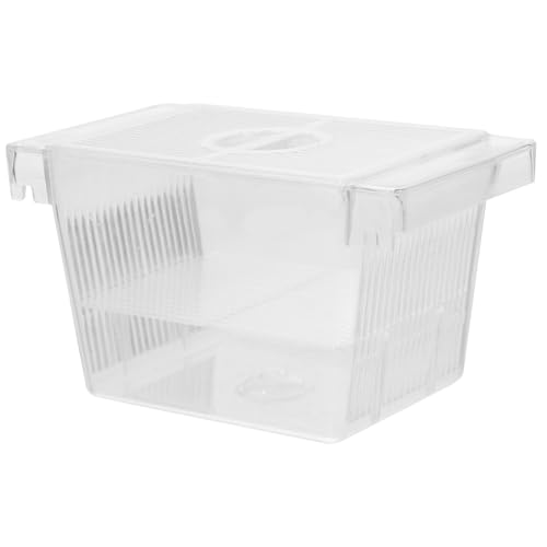 MILISTEN Brutkasten Brutkasten Boxen Separator Fischkoffer Aquarium Fisch Aquarium Kindergarten Betta Aquarium Mit Trennwand Zuchtbecken Schildkröten Lebensraum Aquarium von Milisten