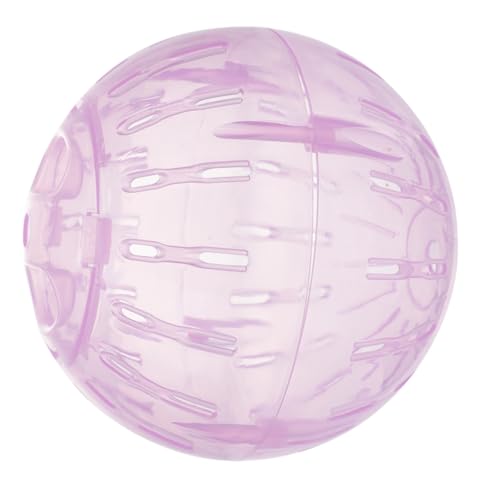 Milisten Hamster-laufballspielzeug Hamsterrad-Kugel Igel-laufbälle Leise Laufräder Für Hamster Igel-übungsbälle Meerschweinchen-Gymnastikball Mausball Rosa Fitness 10cm Spielzeuge von Milisten