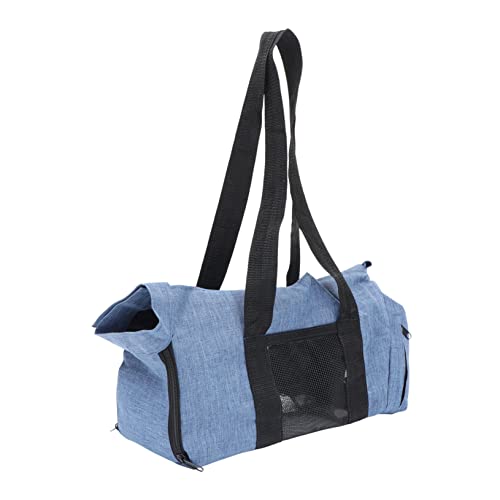 MILISTEN Handtasche pet Backpack Hunde transporttasche Haustiertransporttasche Beutel zur Injektionsfixierung für Haustiere Katzentransporter tragbare Hundetasche Hundeträger Polyester Blue von Milisten