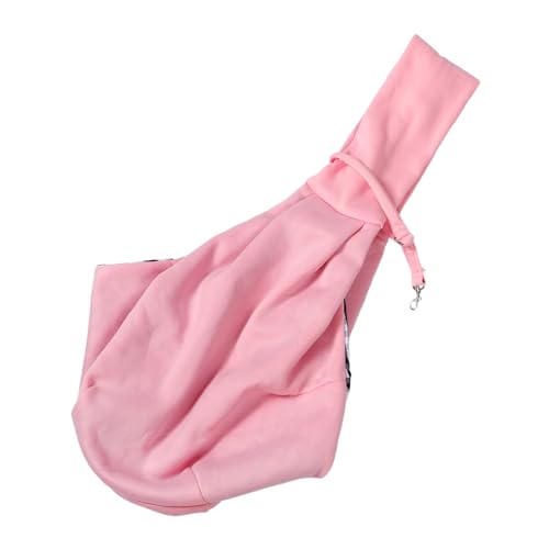 MILISTEN Haustier-Tragetasche Mit Verstellbarem Schultergurt, Reisetasche Für Kleintiere, Wendbares Design Für Kleine Hunde Und Katzen, Outdoor-Reisetasche, Rosa von Milisten