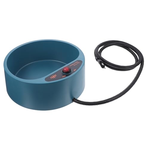 MILISTEN Haustiernapf pet Water Bowl pet Supplies haustierbedarf Heizschüssel wasserschale pet Bowl warmhaltebehälter Essen Haustiere Winterheizschale Futterautomat aus Kunststoff Abs Green von Milisten