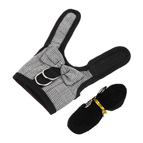 MILISTEN Kaninchen-Anzug Hundegurt Hasenleine u Laufjacken für Katzen Geschirrweste für kleine Haustiere Outdoor-Weste hasenkostüme Bunny Costume Hasenweste Hasenanzug Geschirr Stoff Grey von Milisten