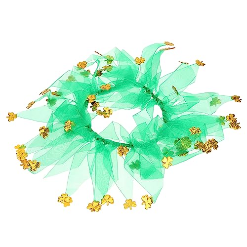 MILISTEN Pet Mesh-Kleid St. Patricks Day Hundekostüm St. Patricks Day Haustierkostüm St Patricks Day Hundekleid Glückshundkostüm Grünes Tutu Für Hunde Grünes Outfit Pet-Rock Green Polyester von Milisten