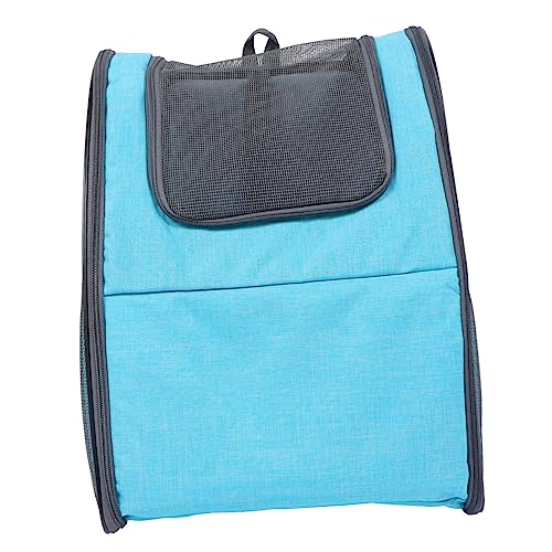 MILISTEN Rucksack für Haustiere Rucksackträger für Katzen Katze Umhängetasche Welpen Rucksack pet Backpack Hunde Rucksack Transportbox für Haustiere Reisetasche für Katzen Segeltuch Blue von Milisten