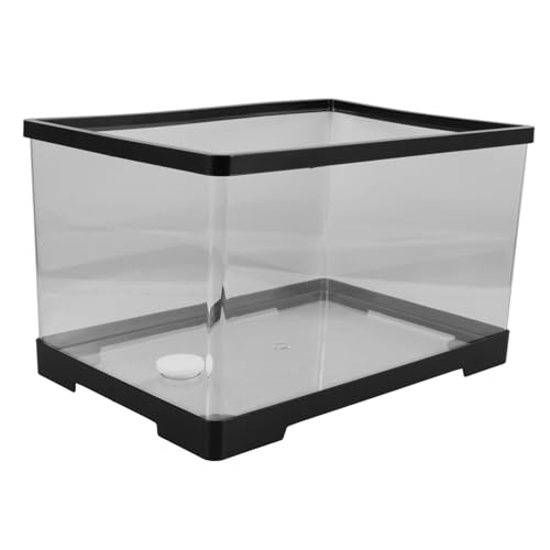 MILISTEN Schildkrötenbecken Fischglas Mini-Aquarium Zuchtbecken für Schildkröten Schildkröten-Aquarium schildkrötenhaus wasserschildkröten aquarienpumpe Tier Mehrzwecktank Kampfpanzer Acryl von Milisten