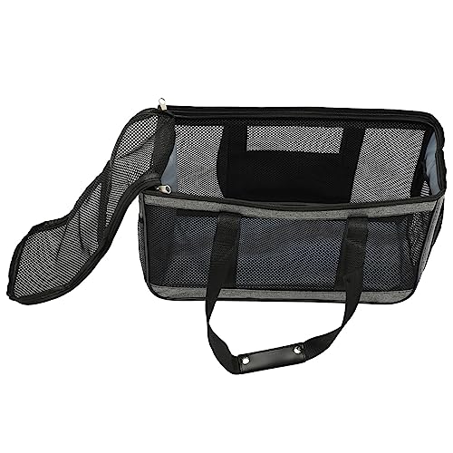 MILISTEN Tasche für Haustiere Katzenkäfig im Freien Outdoor-Katzentragetasche Tragetasche für Katzen Pets Tasche pet Supplies Outdoor-Katzentasche Outdoor-Welpenträger Oxford-Stoff Grey von Milisten