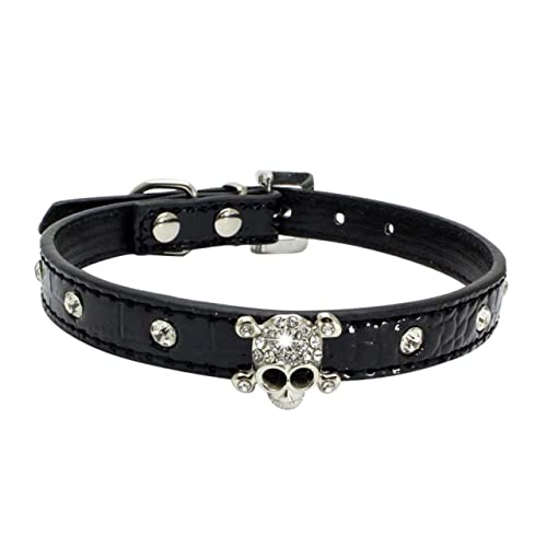 Milisten Halloween-hundehalsband mit - Verstellbares Pu-Halsband Attraktiv für Haustiere Größe L: 51 X 2 5 cm von Milisten