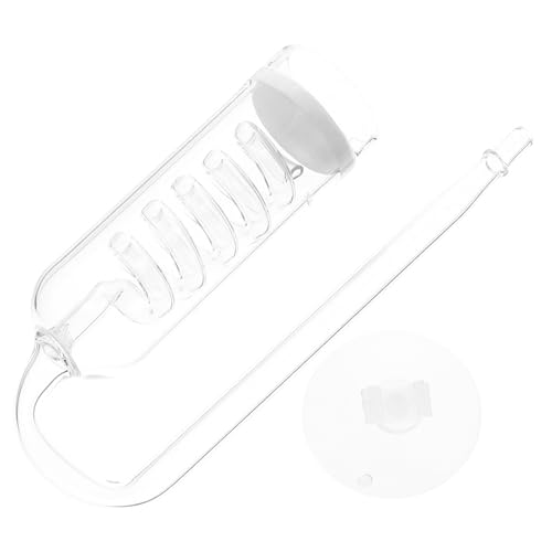 Milisten 1 Satz CO2-Veredelung Aquarium Kohlendioxid-Diffusor CO2-Diffusor für Aquarien co2 diffusor wasserpflanzen CO Atomizer CO2-Diffusor aus Glas für Aquarien Transparent von Milisten