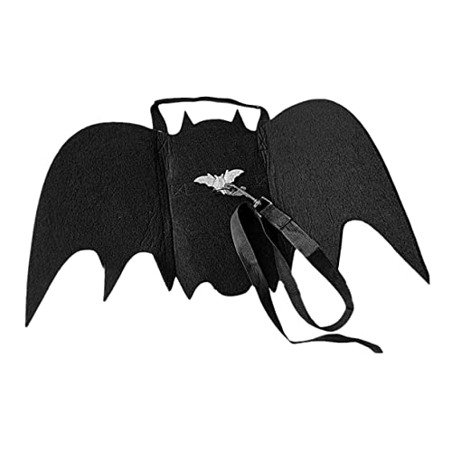 Milisten 1 Stück Fledermaus Haustier Kostüm Leine Für Welpen Dämon Cosplay Zubehör Karneval Flügel Katze Fledermaus Flügel Fledermaus Flügel Haustier Leine Katze Halloween Flügel Katze von Milisten