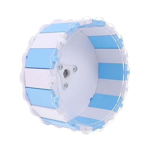 Milisten 1Stk Scrollrad Hamster Spielzeug hamsterspielzeug Pet Plaything Hedgehog Wheel Igelrad Mäuse trainieren Spielzeug Mausrad Übungsspielzeug für Hamster farbiges Laufrad Plastik Blue von Milisten