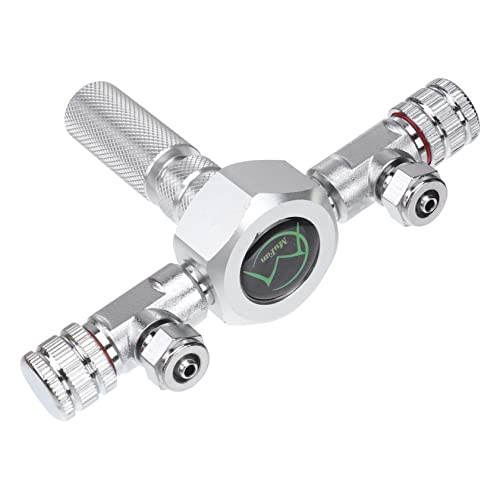 Milisten 2 1 CO2- Aquarium schlauchverbinder aquaristik zubehör Hose Connector schlauchverbindung schlauchstutzen C02-Regler Aquarium Luftströmungsleitung 2 in 1 Ventil CO2-Ventil von Milisten