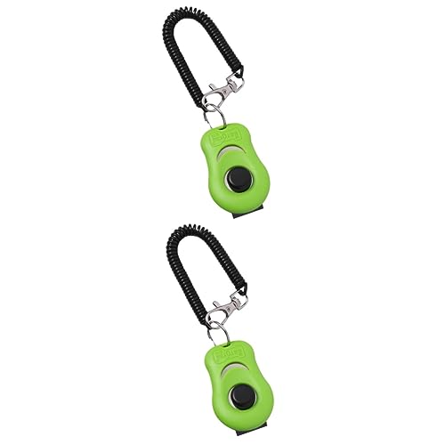 Milisten 2 STK Tontrainer für Haustiere Clickertraining für Hund Clicker-Set für das Welpentraining Hunde pfeifen Dog Whistles Spielzeuge Vogelspielzeug Schaltflächenklicker Hündchen Knopf von Milisten