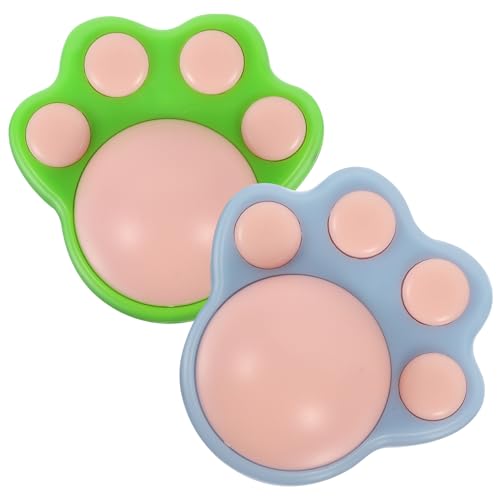 Milisten Mint-spielspielzeug für Katzen Katzenspielzeug Essbar Sicher Tragbar 2-teiliges Set Selbstunterhaltendes Katzenspielzeug für Den Innenbereich für Kätzchen von Milisten