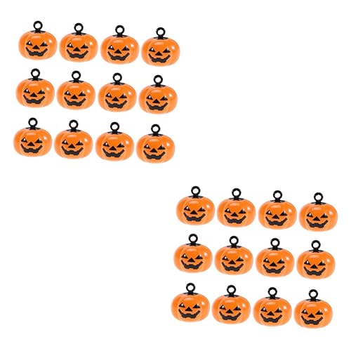 Milisten 24 STK Kürbisglocken Hundeglocke Glocke Für Hundehalsband Katze Halskette Glocke Weißer Kürbis Haustierglocken in Kürbisform Halloween-kätzchen-kragenglocke Kupfer Orange Milisten 24 STK Kürbisglocken Hundeglocke Glocke Für Hundehalsband Katze Halskette Glocke Weißer Kürbis Haustierglocken in Kürbisform Halloween-kätzchen-kragenglocke Kupfer Orange von Milisten