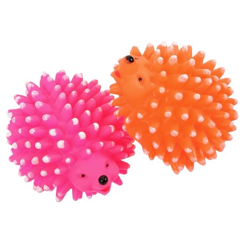 Milisten 2 Stück Quietschende Igel Hundespielzeuge aus Latex Interaktives Molarenspielzeug für Welpen Apportierspielzeug zur Zahnreinigung und Zahnfleischpflege Milisten 2 Stück Quietschende Igel Hundespielzeuge aus Latex Interaktives Molarenspielzeug für Welpen Apportierspielzeug zur Zahnreinigung und Zahnfleischpflege von Milisten