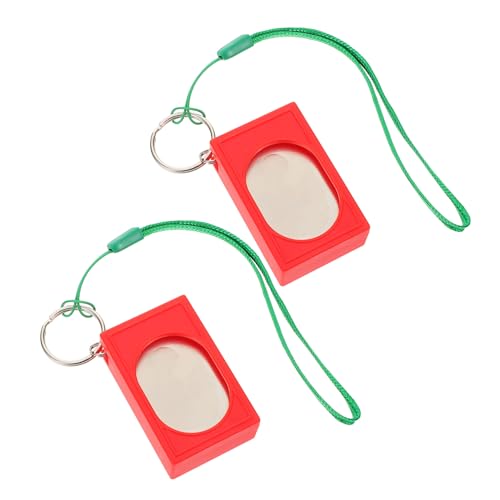 Milisten 2st Haustier-clicker Hundeklicker Für Das Training Lauter Hundeklicker Clicker Zum Verhaltenstraining Von Welpen Clicker Zum Katzentraining Clicker-welpen Trainieren Rot Plastik von Milisten