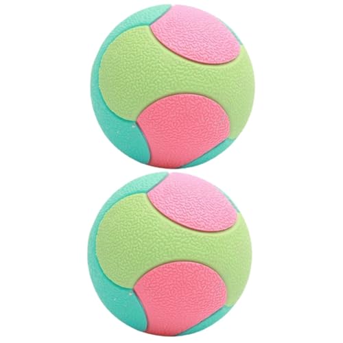 Milisten 2st Hundespielzeugball Hundebälle Bälle Für Hunde Welpe Beißball Kauspielzeug Für Welpen Spielzeug Für Hunde Aggressive Kauer Bälle Für Kleine Hunde Ball Für Hunde Welpenball Gummi von Milisten