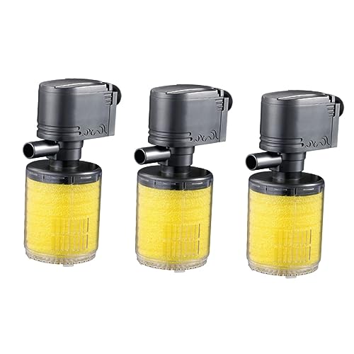 Milisten 3 Stück 3 1 Eckaquarium Aquariumfilter Filter Für Aquarien Aquarieninnenfilter Aquarienfilter Eingebaut Filtermaterial von Milisten