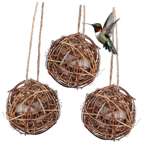 Milisten 3 Teiliger Kolibri Nistbauer Wildvogel Nistmaterial Kolibri Nest Für Gartenvogelliebhaber Geschenkideen Kolibri Nistmaterial Set Vogelgeschenke Vogel Nistmaterialien von Milisten