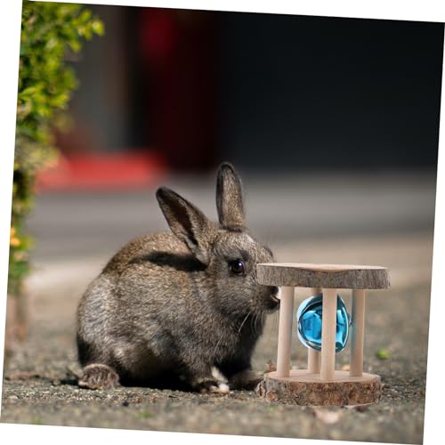 Milisten 3St Hamster Kauspielzeug Guinea-Sticks-Snacks Leckereien und Kauartikel für Meerschweinchen Spielzeuge Hasenspielzeug Hamster kaut Chinchilla-Kauspielzeug hölzern Scrollrad Rolle von Milisten