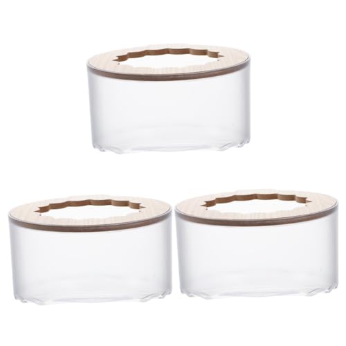 Milisten Becken Sauna 3st Hamster Toilette Kleintier Badehaus Hamster Badewanne Rattensand-badewanne Hamster Klo Hamster Sandbad Hamsterbadewanne Aus Kunststoff Hamster-sandbadehaus Abs Transparent von Milisten