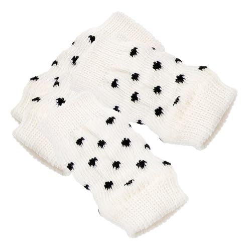 Milisten 4 Stück Haustier Socken Haustier Hundewärmer Hundebeinwärmer Leggings Hunde Ellbogenschutz Hundebeinschützer Hundebeinsocken Hundezubehör Katzenbeinwärmer Welpen von Milisten