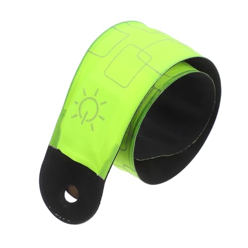 Milisten 4 Stück LED-Pferde-Knöchelriemen sicherheitslicht LED-reflektierendes Armband Lauflicht-LED-Armband reflektierende Armbänder für Nachtwanderungen Stoff Light Green von Milisten