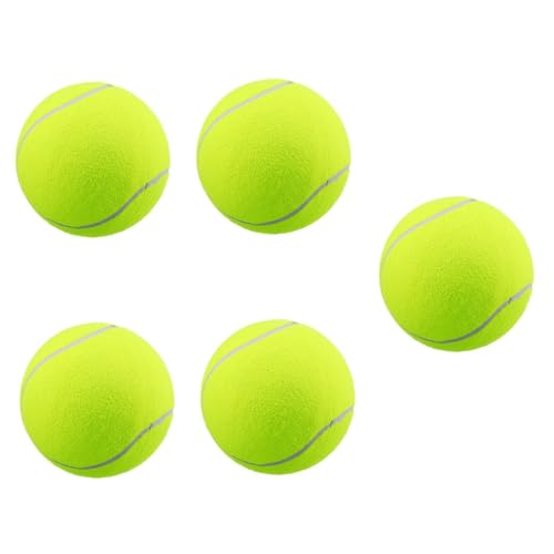 Milisten 5 Stück Haustier Tennisball Sportparty Dekorationen Tennisball Dekorationen Aufblasbarer Tennisball Spielzeug Großer Aufblasbarer Tennisball Großer Tennisball Zum Spielen von Milisten