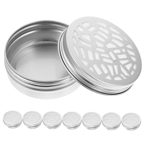 Milisten 8st Duftbox Für Hundetraining Duftdosen Für Hunde Dufttrainingszubehör Für Hunde Dufttrainingshalter Für Hunde Hundegeruch Schnüffelkasten Hundeduftdose Silver Aluminium von Milisten