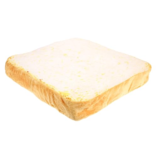 Milisten Einzigartiges Haustierbett in Toastbrotform Katzenbett Kreatives Sitzpolster für Haustiere Weiche Matratze Leicht Zu Reinigen 40 X 40 X 7 cm von Milisten