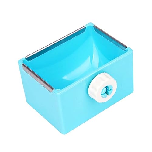 Milisten Haustiernapf pet Supplies pet Food Container Haustierfutterbehälter Haustierfutterbox Haustierkäfig petg Hundefutter Chinchilla-Haustiere Futternapf für Haustiere Blue von Milisten