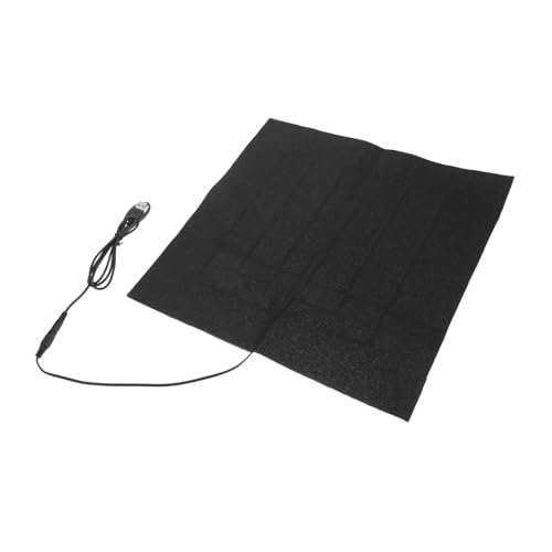 Milisten Heizkissen für Haustiere USB heizpad warm Matte Reptilien heizmatte USB-Heizkissen thermomatte Heimtierbedarf Heizmatte für Haustiere Reptilienmatte Haustier Wärmematte Tuch Black von Milisten